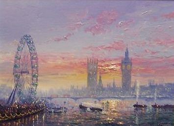 London Eye in Twilight No.1