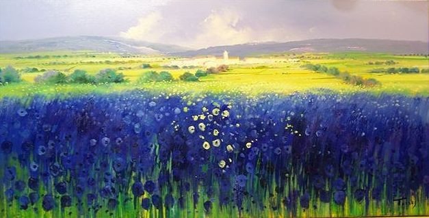 Fields of Yellow & Blue No.1