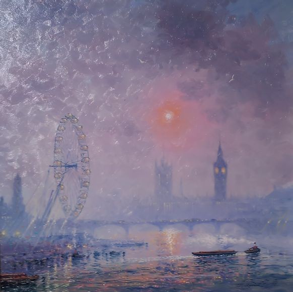 London Eye in Twilight Haze No.1