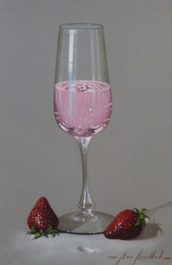 Strawberry Pink Champagne Study I