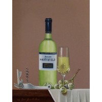 Medium white table dining finesse II