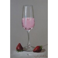 Strawberry Pink Champagne Study I